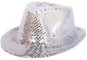 Silver Hat with Sequins - Costume Accessory