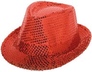 Red Hat with Sequins - Costume Accessory