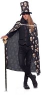 Kostým Plášť + Klobúk s Lebkami – Halloween – Unisex - Kostým