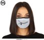 Fabric Drape - Zipper Motif - Carnival Mask