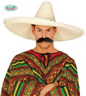 Straw Hat Sombrero with Baubles - Mexico 60cm - Costume Accessory