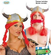 Helmet Gal Obelix with Pigtails - Costume Accessory