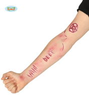 Tattoos - Halloween - Set of 12 pcs - Temporary Tattoo