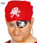 Carnival Mask Pirate set - Scarf, Earrings and Eye patch - Unisex - Karnevalová maska