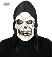 Skeleton Mask - Skull and Hood - Halloween - 22 x 20 x 43 cm - Carnival Mask