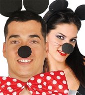 Black Foam Nose - Mickey Mouse - 5 cm - Costume Accessory