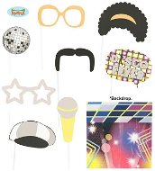 Photo Accessories - Photo corner with Disco Background 75x75 cm - 9 pcs - Party Accessories