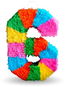 Pinata Pinata Number “6“ Color - Breaking, 50x35x7,5 cm - Piňata