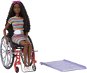 Barbie modell kerekesszékben - afroamerikai - Játékbaba