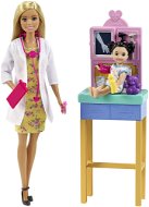 Barbie Foglalkozások - Gyermekorvos - szőke - Játékbaba