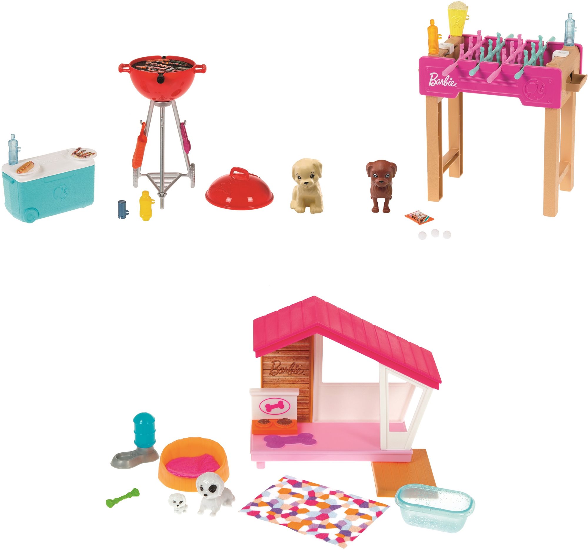 Barbie Mini Game Set with Pet Doll Accessory Alza.cz