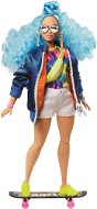 Barbie Extra Doll - Blue Curly Hair - Puppe