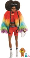 Barbie Extra - Szivárványos kabátban - Játékbaba