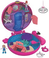 Polly Pocket Mini vízi játékok és flamingó - Játékbaba