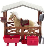 Horse with Stable and Accessories - Figure Accessories