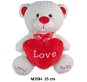Medvedík Love – 25 cm - Plyšová hračka