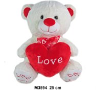 Medvedík Love – 25 cm - Plyšová hračka
