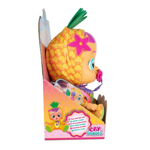 Cry Babies Tutti Frutti - Pia the Pineapple Fruit Scented Baby Doll
