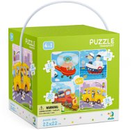 Puzzle 4in1 Transport - Jigsaw