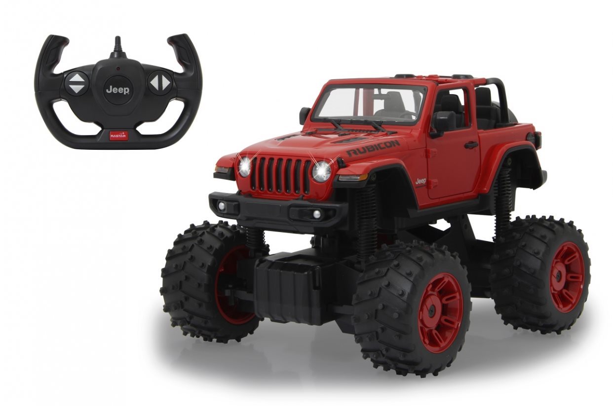 Jamara Jeep Wrangler JL 1 14 Big Wheel mit zu offnenden Turen rot 2 4 GHz B Ferngesteuertes Auto alza