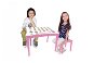 Jamara Set stůl se židlemi Learning růžový - Dětský stůl
