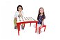 Jamara Set stůl se židlemi Learning červený - Dětský stůl