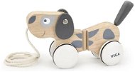 VIGA Nachziehspielzeug aus Holz - Hund - Nachziehspielzeug