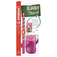 A Stabilo EASYgraph iskolai szett rózsaszínű R faragóval és radírral - Ceruza