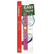 STABILO EASYgraph SL Bleistift HB Pink - 2 Stück Blister - Bleistift