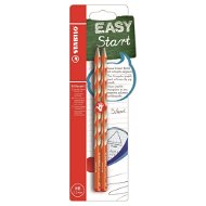 STABILO EASYgraph SR HB Bleistift Orange - 2 Stück im Blister - Bleistift