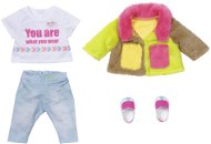 BABY born Deluxe Készlet színes kabáttal, 43 cm - Játékbaba ruha