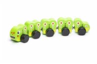 Cubika 15405 Caterpillar - Wooden Toy with Magnets 5 parts - Toy Car
