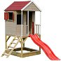 Children's Playhouse Children&#39; s wooden playhouse Porch with a slide - Dětský domeček
