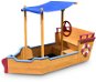 Sandbox wooden ship - Sandpit