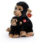 Rappa Plush Monkey with Cub with Sound of 27cm - Soft Toy