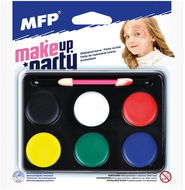 MFP PAPER se štětečkem, set 6 barev - Barva na obličej