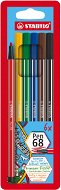 STABILO Pen 68, 6 ks, puzdro - Fixky
