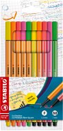 STABILO point 88/Pen 68 neon Etui - 10 Farben - Filzstifte