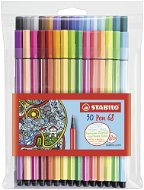 STABILO Pen 68 24 + 6 Neon Case - Felt Tip Pens