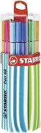 STABILO Pen 68 20 pcs Twin Pack Blue / Green, Hanging - Felt Tip Pens