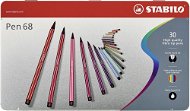 STABILO Pen 68 30 pcs Metal Case - Felt Tip Pens