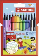 STABILO Pen 68 Mini, 12 ks, kartónové puzdro - Fixky