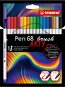 STABILO Pen 68 brush 18 db tok "ARTY" - Filctoll