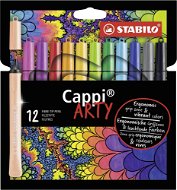 STABILO Cappi, 12 ks, puzdro „ARTY“ - Fixky