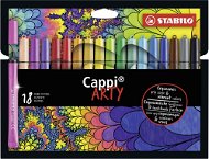 STABILO Cappi, 18 ks, puzdro „ARTY“ - Fixky