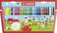 STABILO Trio AZ 30 pcs Case - Felt Tip Pens