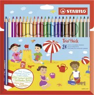 STABILO Trio, Thick 24 pcs case - Coloured Pencils