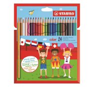 STABILO Colour 24 pcs Cardboard Case - Coloured Pencils