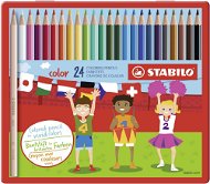 STABILO color 24 ks kovové puzdro - Pastelky