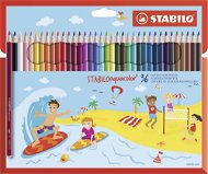 STABILOaquacolor 36 ks kartónové puzdro - Pastelky